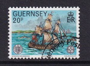 Guernsey   #242  cancelled  1982  Europa 20p
