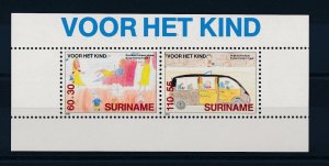 [SU646] Suriname Surinam 1989 Childrens Welfare Souvenir Sheet MNH