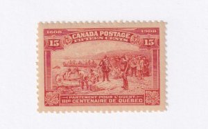 CANADA # 102 VF-MNH 15ct LARGE MARGINS QUEBEC TERCENTENARY KOOL BABY
