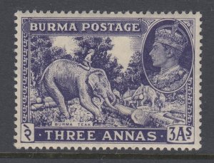 Burma, Scott 58 (SG 57a), MLH