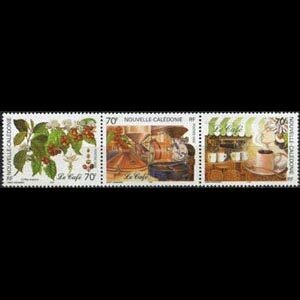 NEW CALEDONIA 2002 - Scott# 901 Coffee Set of 3 NH