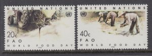 UN New York 419-420 MNH VF