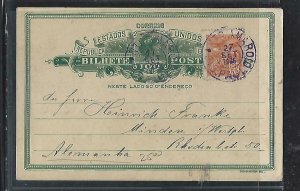 BRAZIL PSC (PP0611B) 1926   100R CARTE POSTAL +100R TO  GERMANY 