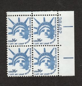 Scott# 1599  OG  MNH   plate block of 4