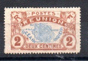 FRENCH COLONIAL - REUNION - INDIAN OCEAN - 1907 - 2 -