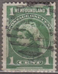 Newfoundland Scott #80 1898 Used