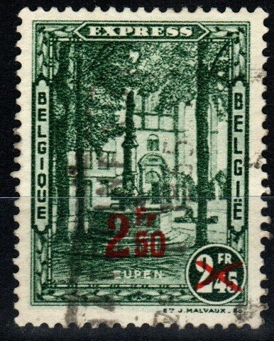 Belgium #E6  F-VF Used  (X116)