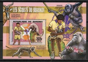 BURUNDI Scouts Mushroom Flora  SB102