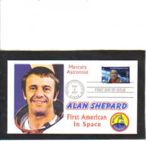 2011 PROJECT MERCURY ALAN SHEPARD FIRST DAY COVER FDC
