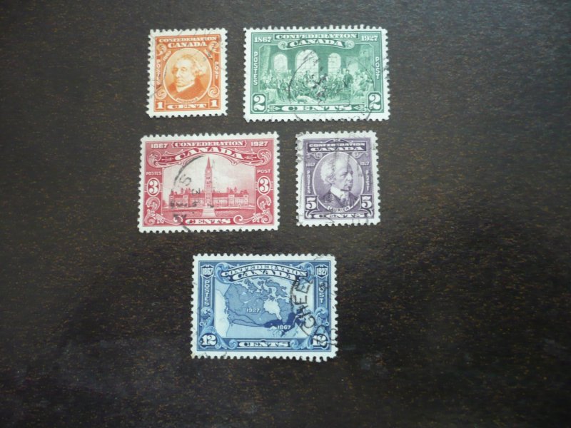 Stamps - Canada - Scott# 141-145 - Used Set of 5 Stamps