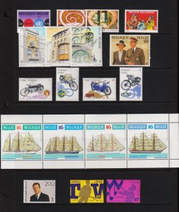 Belgium - Mint issues from the 1990s, cat. $ 33.30
