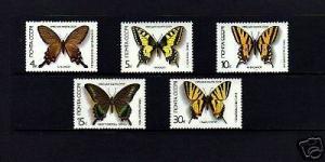 RUSSIA - 1987 - BUTTERFLIES - INSECTS - MINT - MNH  SET O...