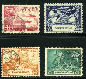 British Guinea 245-249 - used UPU 1949