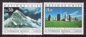 UN Geneva 211-212 UNESCO MNH VF