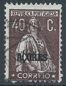 Azores, Sc #202, 40c Used