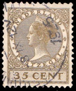 Netherlands Scott 190 Used.