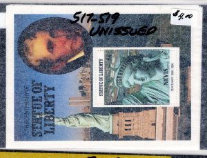 Nevis #517-520 Unissued MNH - Stamp Souvenir Sheet