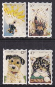 Animals 1222-1225 Animals MNH VF