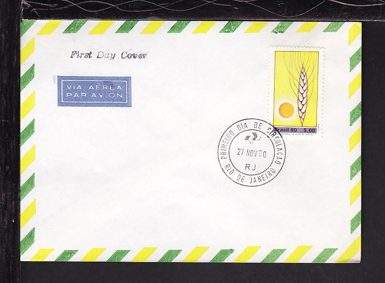 Brazil 1980 U/A FDC BIN