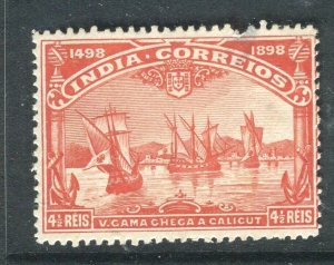 PORTUGAL; INDIA 1898 early classic Da Gama issue Mint hinged 4.5r. value