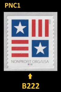 US 5756A Patriotic Block Nonprofit Org 5c PNC1 B222 MNH 2023