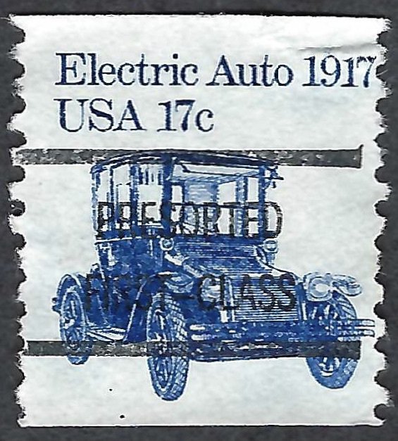 United States #1906a 17¢ Electric Auto (1981). Pre-cancelled Type A. Used.