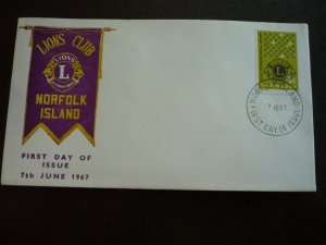 Postal History - Norfolk Island - Scott# 114 - First Day Cover