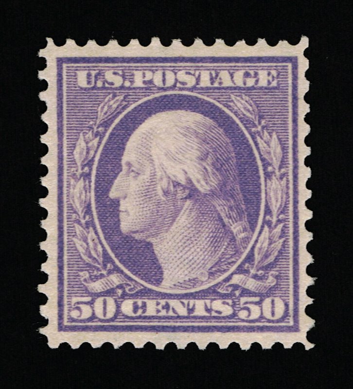 AFFORDABLE GENUINE SCOTT #341 VF-XF MINT OG VLH 1909 VIOLET PERF-12 DL-WMK 12200