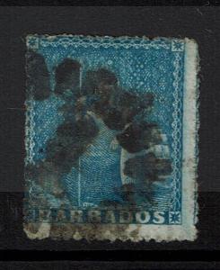 Barbados SG# 14, Used, Pin Perf 14  - Lot 111516