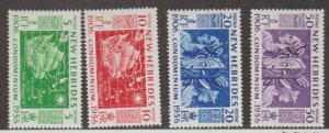 New Hebrides - British Scott #78-81 Stamp - Mint NH Set