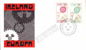 Ireland 1967 Europa/CEPT Issue FDC  VF