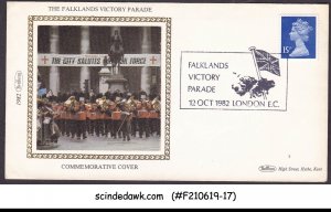 GREAT BRITAIN - 1982 THE FALKLAND VICTORY PARADE SPECIAL COVER WITH SP. CANCL.