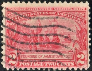 SC#329 2¢ Jamestown Issue (1907) Used