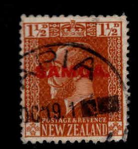 Samoa Scott 129 Used overprint stamp