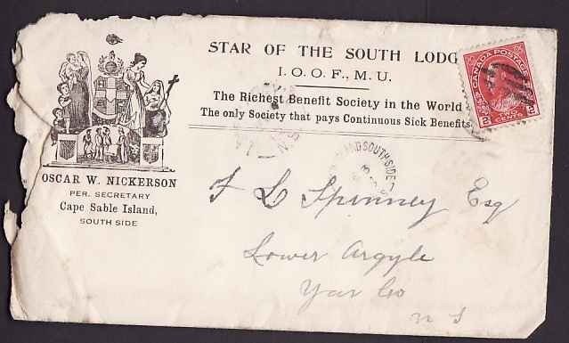 Canada-cover #13090-2c advertising-Star of the South Lodge- ? Island South Side