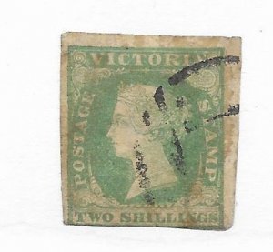 Australia Victoria #19 Used - Stamp - CAT VALUE $250.00