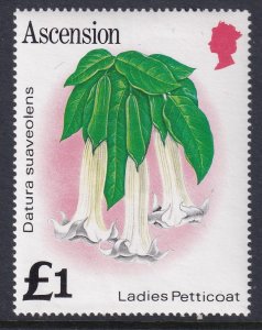 Ascension 287 Flower MNH VF