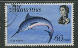 Mauritius - Scott 351 - QEII Pictorial Definitives -1969 -Used -Single 60c Stamp