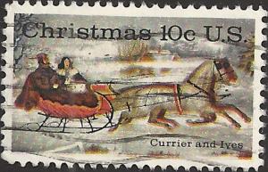 # 1551 USED CHRISTMAS CURRIER AND IVES