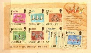Guernsey Scott 838-43, 843a Mint NH