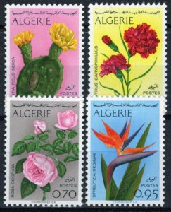 ZAYIX Algeria 411-414 MNH Flowers Cactus Plants Nature 071823S104