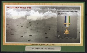 Thematic stamps ST.VINCENT 2002 ATLANTIC STAR 1MS EX MS5171 mint