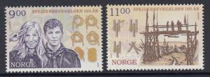 norway 2007 Scott #1515-#1516 Set of 2 Scouting - EUROPA