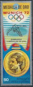 Equatorial Guinea 72205 (u cto) 50p Olympic Gold medalists: Olga Korbut (1972)