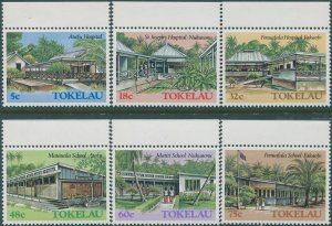 Tokelau 1986 SG130-135 Architecture part 2 set MNH