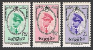 Morocco Northern Zone 23-25, hinged. Michel 429-431. King Mohammed V, 1957. 