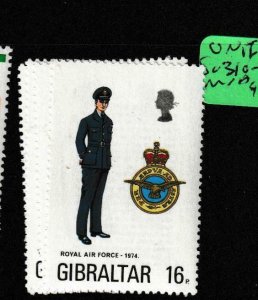 Gibraltar Uniform SC 310-3 MNH (6ezx) 