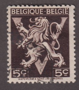 Belgium 322 Lion Rampant 1944