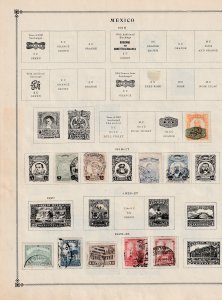 Mexico Collection - Nine Scans. All the stamps are in the scans.