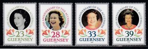 Guernsey # 471-474, Queen Elizabeth Accession 40th Anniv., Mint NH, 1/2 Cat.